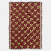 Canada Blanket Canada Gold Medal Souvenir Throw Deken (Voorkant Verticaal)