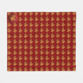 Canada Blanket Canada Maple Leaf Souvenir Blanket Fleece Deken (Voorkant (Horizontaal))