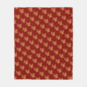 Canada Blanket Canada Maple Leaf Souvenir Blanket Fleece Deken