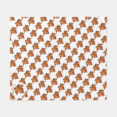 Canada Blanket Canada Maple Leaf Souvenir Blanket Fleece Deken (Voorkant (Horizontaal))