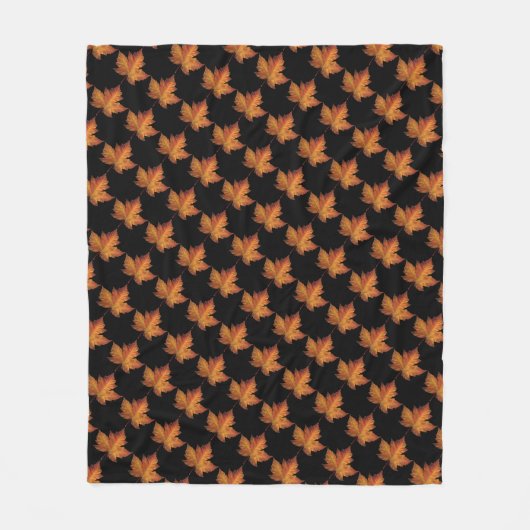 Canada Blanket Canada Maple Leaf Souvenir Blanket Fleece Deken (Voorkant)