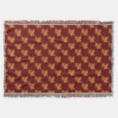 Canada Blanket Canada Maple Leaf Souvenir Throw Deken (Voorkant)