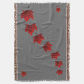 Canada Blanket Canada Maple Leaf Souvenir Throw Deken (Voorkant Verticaal)