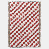Canada Blanket Canada Maple Leaf Souvenir Throw Deken (Voorkant Verticaal)
