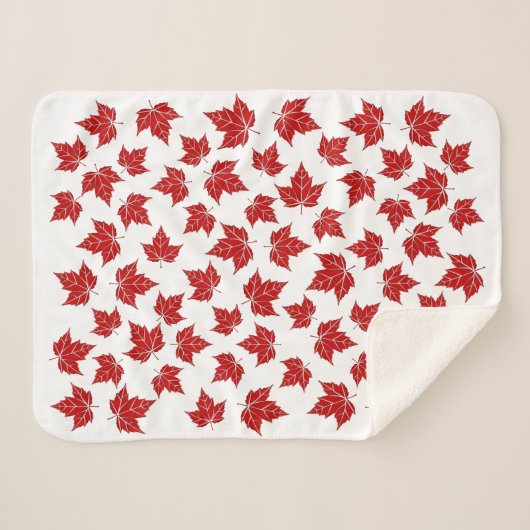 Canada Blanket Canada Maple Leaf Throw Blankets Bl (Voorkant (horizontaal))