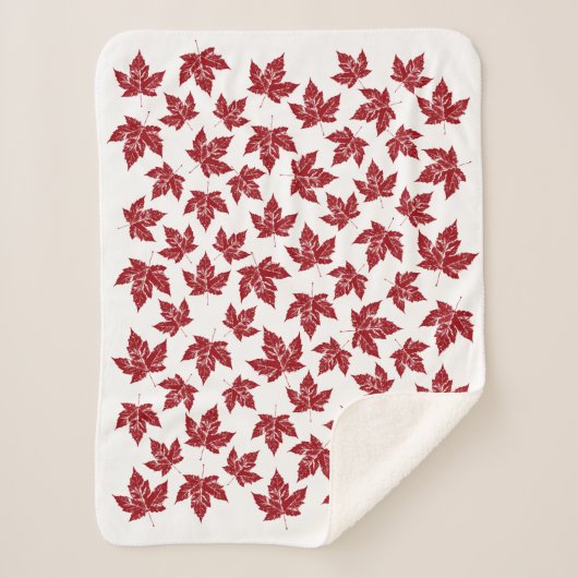 Canada Blanket Canada Maple Leaf Throw Blankets Bl (Voorkant)