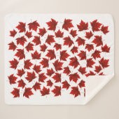 Canada Blanket Canada Maple Leaf Throw Blankets Bl (Voorkant (horizontaal))