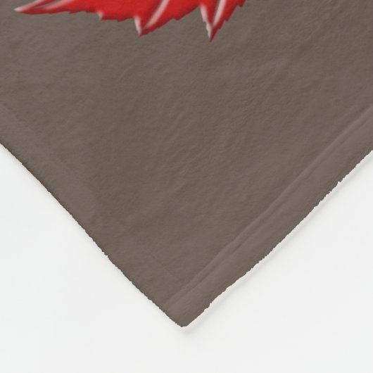 Canada Blanket Canada Maple Leaf Throw Blankets Bl Fleece Deken (Hoek)