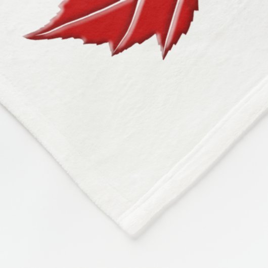 Canada Blanket Canada Maple Leaf Throw Blankets Bl Fleece Deken (Hoek)