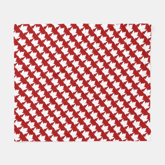 Canada Blanket Canada Souvenir Fleece Blanket (Voorkant (Horizontaal))
