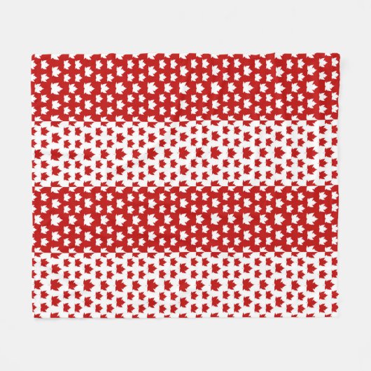 Canada Blanket Canada Souvenir Fleece Blanket (Voorkant (Horizontaal))