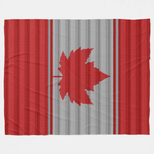 Canada Blanket Canada Souvenir Fleece Blanket (Voorkant (Horizontaal))