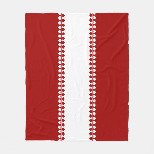Canada Blanket Canada Souvenir Fleece Blanket (Voorkant)
