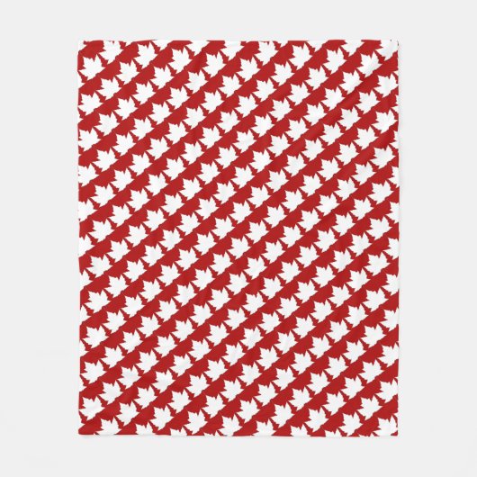 Canada Blanket Canada Souvenir Fleece Blanket Deken (Voorkant)