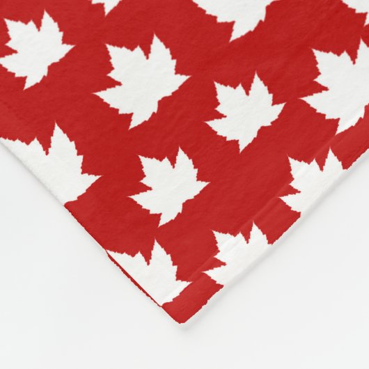 Canada Blanket Canada Souvenir Fleece Blanket Deken (Hoek)