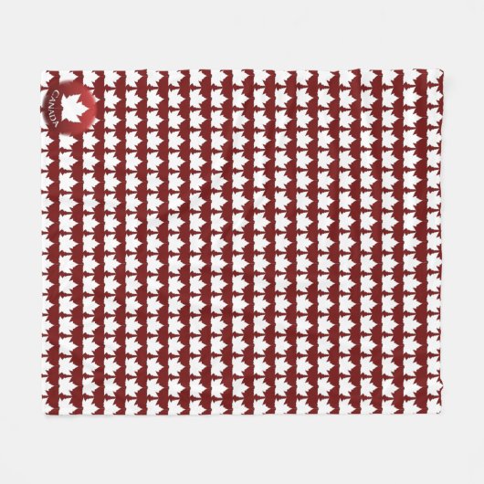 Canada Blanket Canada Souvenir Fleece Blanket Deken (Voorkant (Horizontaal))