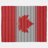Canada Blanket Canada Souvenir Fleece Blanket Deken (Voorkant (Horizontaal))