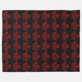 Canada Blanket Cool Canada Souvenir Fleece Blanket Deken (Voorkant (Horizontaal))