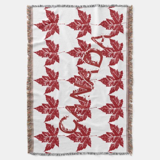 Canada Blanket Cool Canada Souvenir Throw Blanket Deken (Voorkant Verticaal)