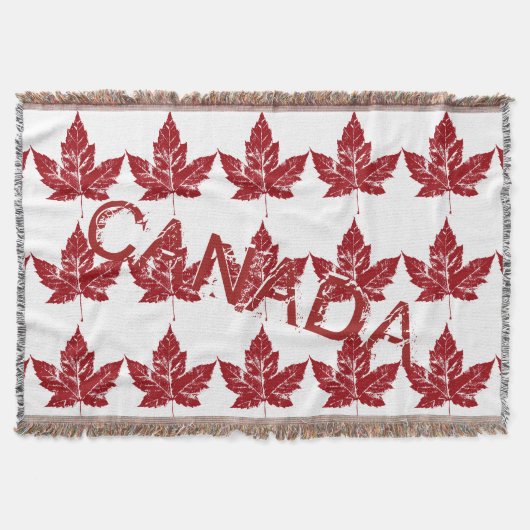 Canada Blanket Cool Canada Souvenir Throw Blanket Deken (Voorkant)