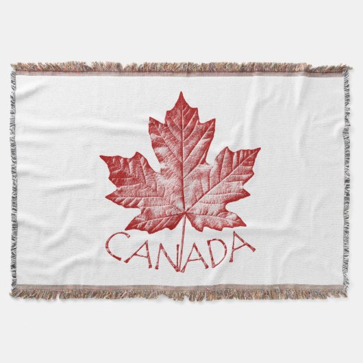Canada Blanket Cool Canada Souvenir Throw Blanket Deken (Voorkant)