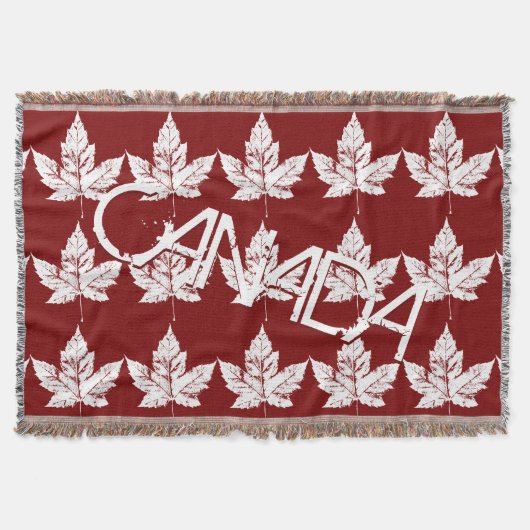 Canada Blanket Cool Canada Souvenir Throw Blanket Deken (Voorkant)