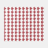 Canada Blanket Retro Canada Souvenir Blanket Fleece Deken (Voorkant (Horizontaal))