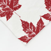 Canada Blanket Retro Canada Souvenir Blanket Fleece Deken (Hoek)