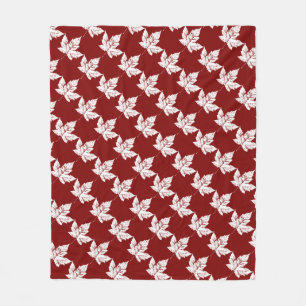 Canada Blanket Retro Canada Souvenir Blanket Fleece Deken
