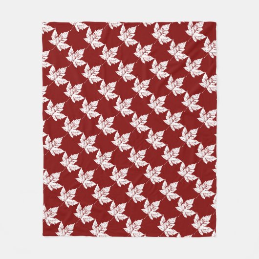 Canada Blanket Retro Canada Souvenir Blanket Fleece Deken (Voorkant)