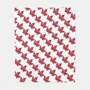 Canada Blanket Retro Canada Souvenir Blanket Fleece Deken