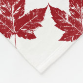 Canada Blanket Retro Canada Souvenir Blanket Fleece Deken (Hoek)