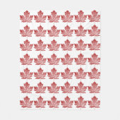 Canada Blanket Retro Canada Souvenir Blanket Fleece Deken (Voorkant)