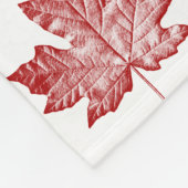 Canada Blanket Retro Canada Souvenir Blanket Fleece Deken (Hoek)