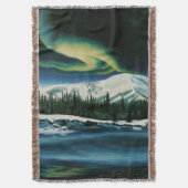Canada Blanket Yukon Landscape Souvenir Throw Deken (Voorkant Verticaal)