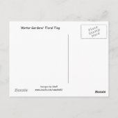 Canada Bloemenvlag Briefkaart (Achterkant)