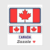 CANADA BLUE STICKER (Vel)