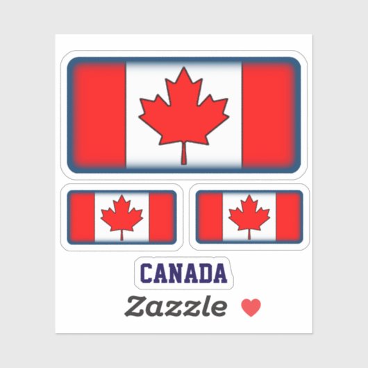 CANADA BLUE STICKER (Vel)