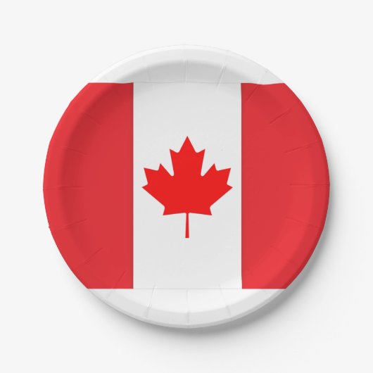 Canada Bord vlaggenpapier (Voorkant)