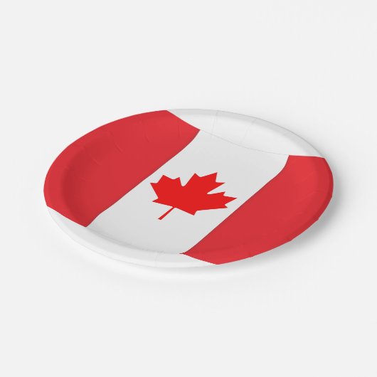 Canada Bord vlaggenpapier (Gekanteld)