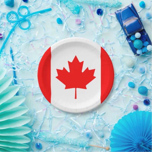 Canada Bord vlaggenpapier (Feest)