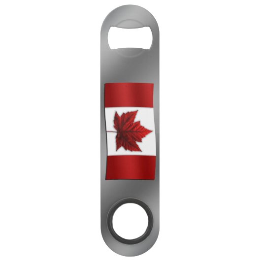 Canada Bottle Open Canada Flag Souvenirs Speed Flessenopener (Voorkant)