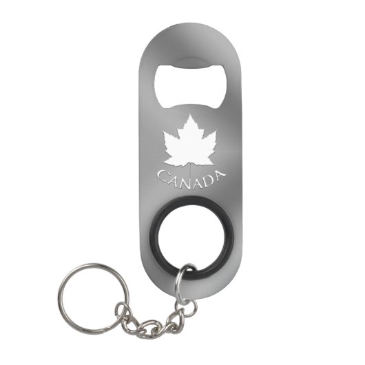 Canada Bottle Open Canada Maple Leaf Souvenirs Mini Flessenopener (Voorkant)
