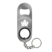 Canada Bottle Open Canada Maple Leaf Souvenirs Mini Flessenopener (Achterkant)