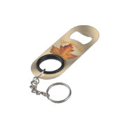 Canada Bottle Open Canada Maple Leaf Souvenirs Mini Flessenopener (Achterkant Gekanteld)