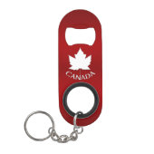 Canada Bottle Open Canada Maple Leaf Souvenirs Mini Flessenopener (Voorkant)
