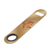 Canada Bottle Open Canada Maple Leaf Souvenirs Speed Flessenopener (Voorkant Gekanteld)