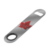 Canada Bottle Open Canada Maple Leaf Souvenirs Speed Flessenopener (Voorkant Gekanteld)