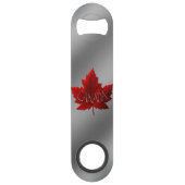 Canada Bottle Open Canada Maple Leaf Souvenirs Speed Flessenopener (Voorkant)