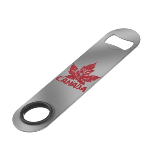 Canada Bottle Open Cool Canada Souvenirs Speed Flessenopener (Voorkant Gekanteld)